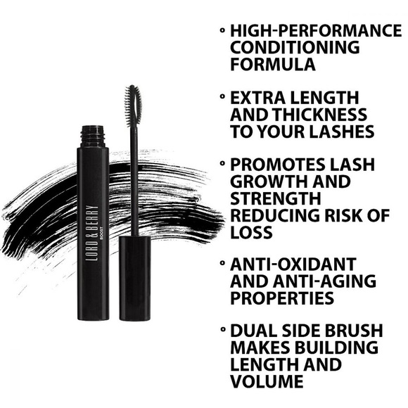 NWT Lord & Berry Mascara Boost + Smudgeproof Liner Duo Kit - Picture 9 of 15